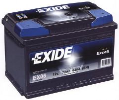 Startovací autobaterie Exide Excell