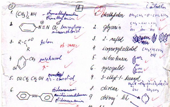 Psemka z chemie